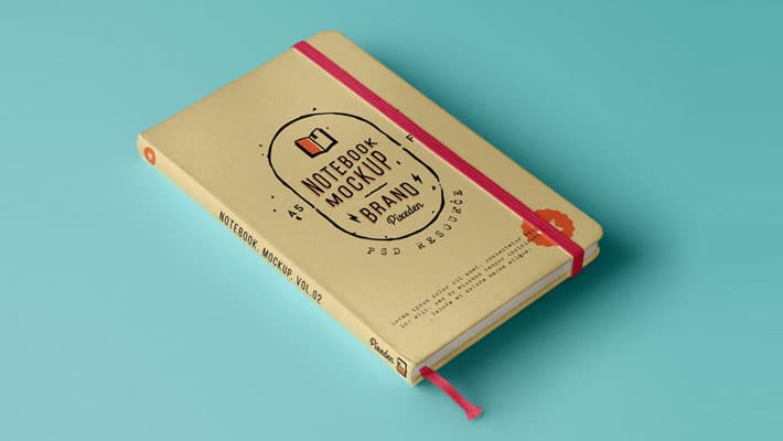 Classic PSD Notebook Mockup