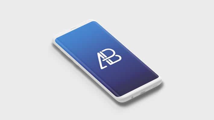 Clay Samsung Galaxy S8 Plus PSD Mockup