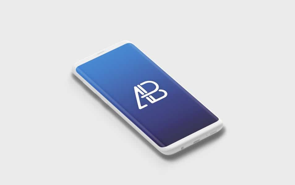 Clay Samsung Galaxy S8 Plus PSD Mockup