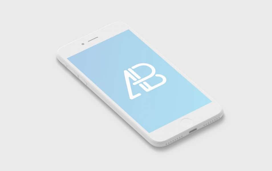 Clay iPhone 7 Plus PSD Mockup