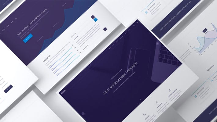 Clean Website Showcase Mockup