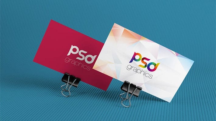 Corporate Business Card Mockup Free PSD