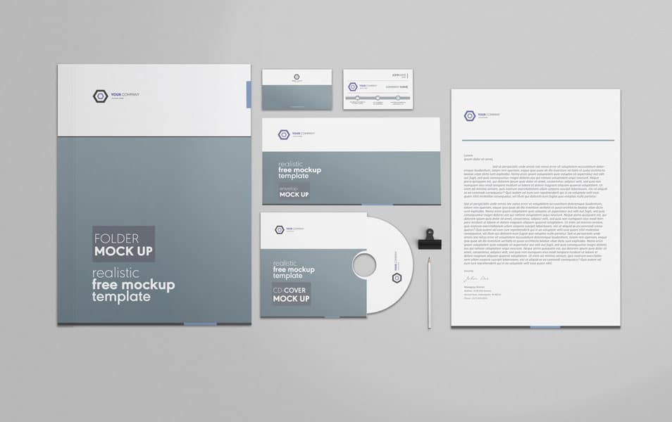 Corporate Stationery Mockup