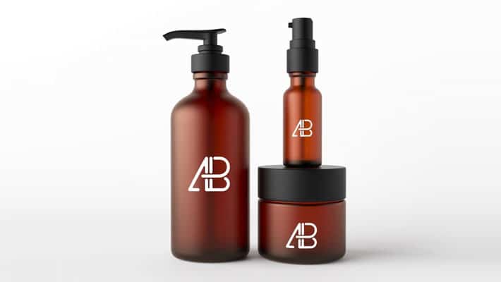 Cosmetic Packaging Mockup PSD
