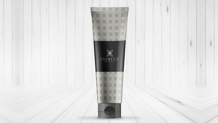 Cosmetic Tube Packaging Design MockUp