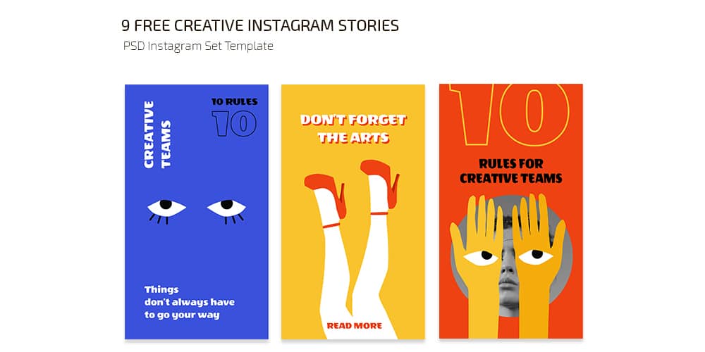 Creative Instagram Stories Templates