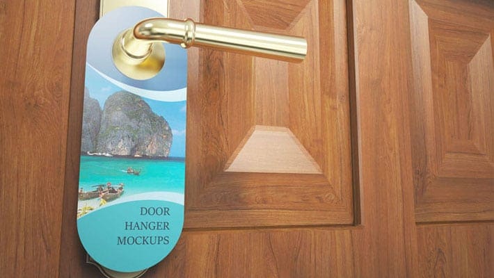 Door Hanger Mockups