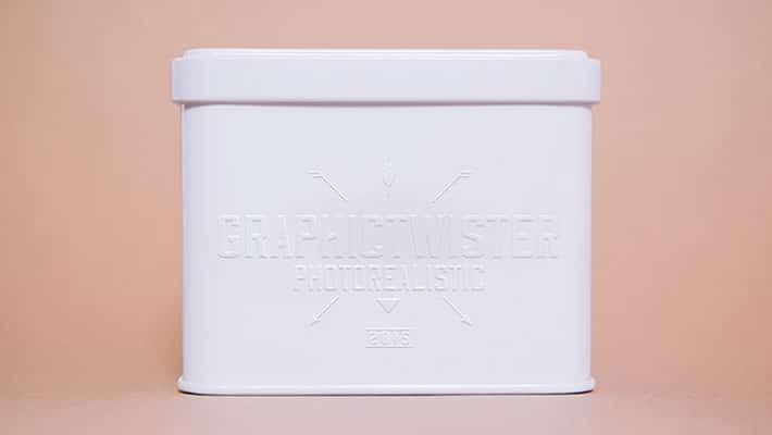 Embossed Box Logo MockUp