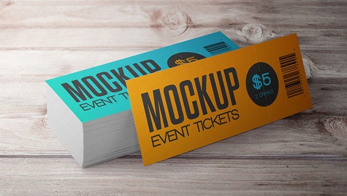Event Tickets Mockup
