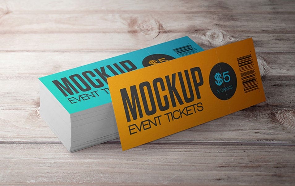 Event Tickets Mockup