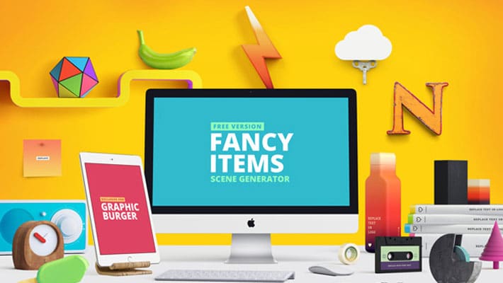 Fancy Items Scene Generator Demo