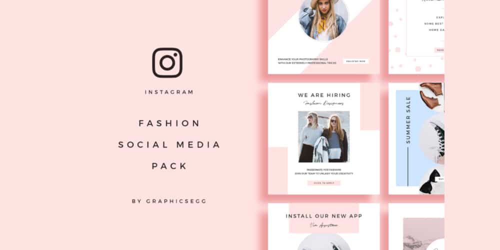 Fashion Social Media Instagram Banner Template