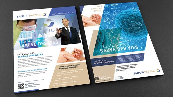 Free A4 Front and Back Flyer Mockup