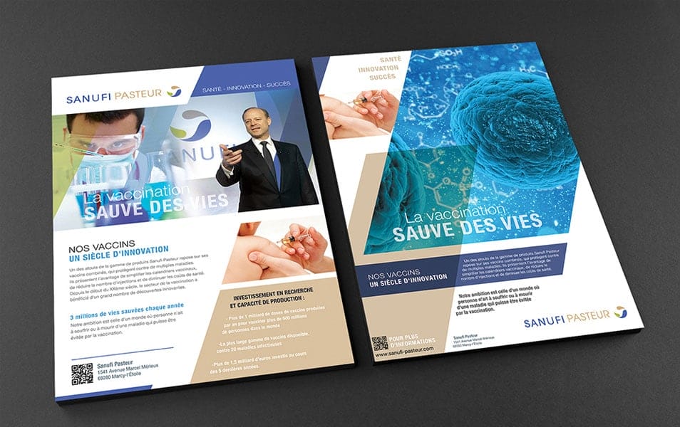 Free A4 Front and Back Flyer Mockup