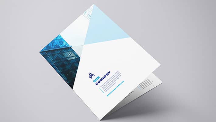 Free A4 Bifold Mockup