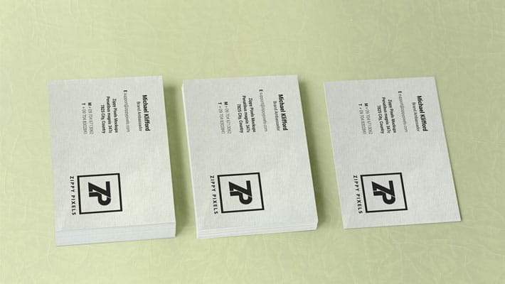 Free Amazing Visiting Card Mockup In Stacked View
