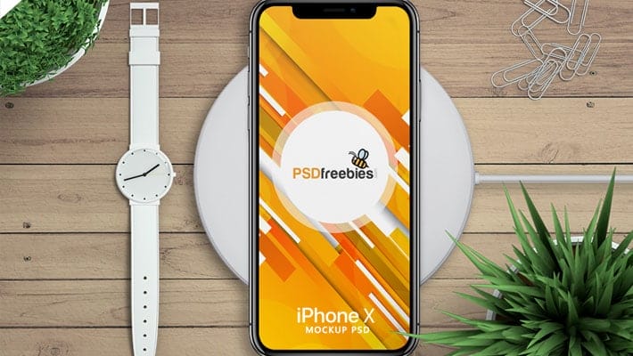 Free Apple iPhone X Mockup PSD