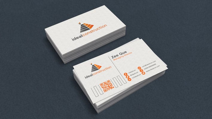 Free Black & White Business Card Template