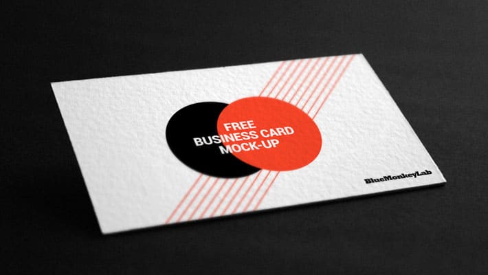 Free Business Card Mockup