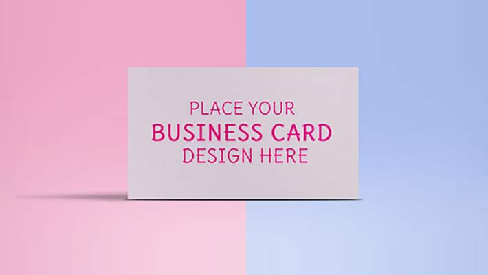 Free Business Card Mockup PSD