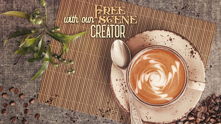 Free Coffee Scene Creator