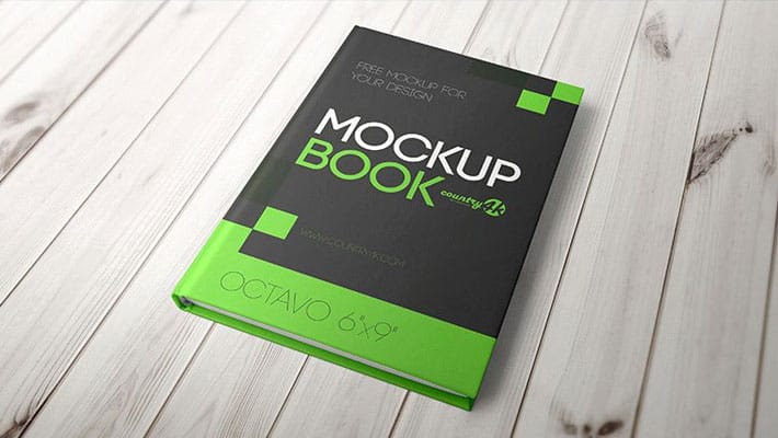 Free Hardcover Book MockUp in PSD