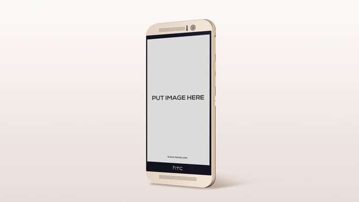 Free HTC Android Phone Mock-Up PSD