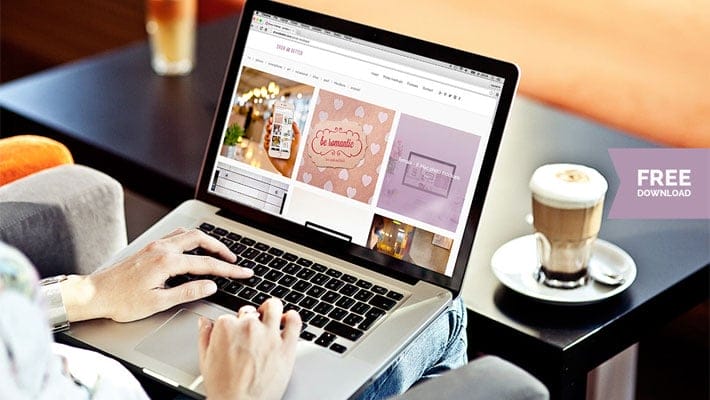 Free MacBook Pro Photo Mockup