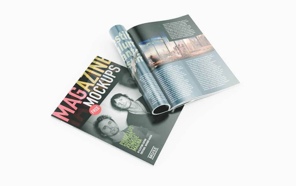 Free Magazine Mockups