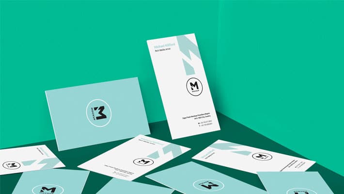 Free Magnificent Business Card Design Mockup