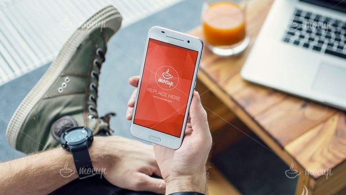 Free Mockup HTC One A9 Brainstorming