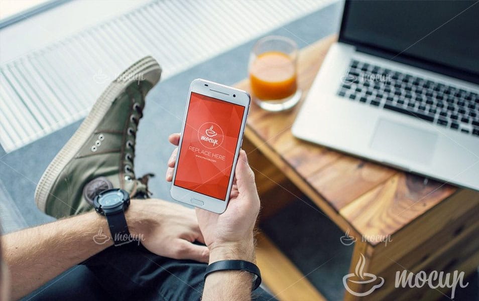 Free Mockup HTC One A9 Brainstorming