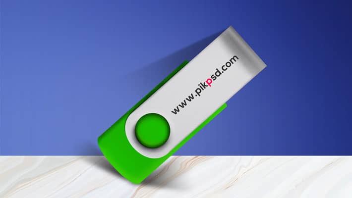 Free New Pen Drive Mock-Up PSD