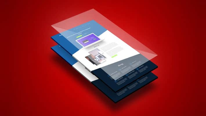 Free Perspective App Screen Mock-Up