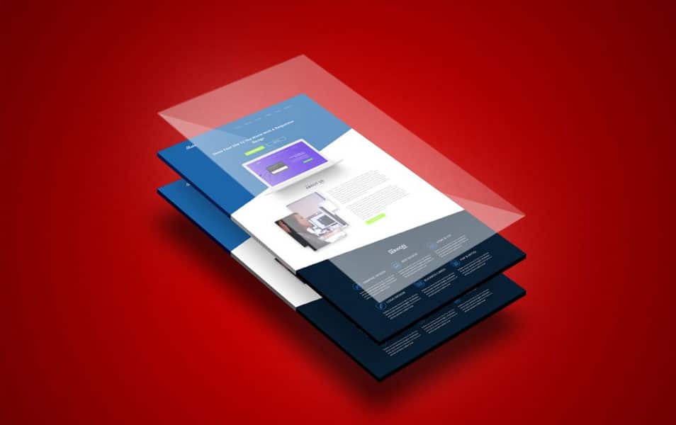 Free Perspective App Screen Mock-Up