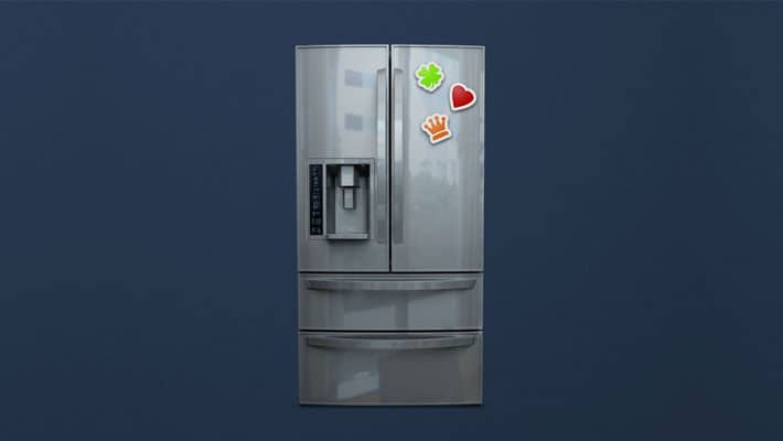 Free Refrigerator Mockup PSD