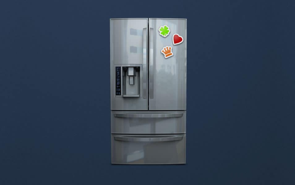 Free Refrigerator Mockup PSD