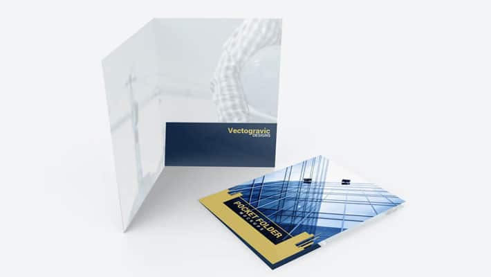Free Standard Pocket Folder Mockups
