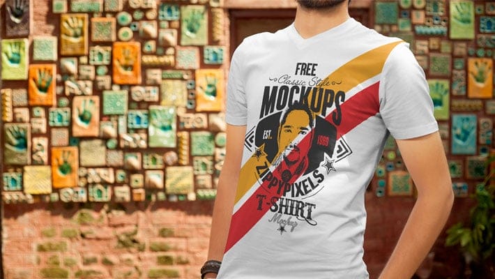 Free T-Shirt Design Mockup