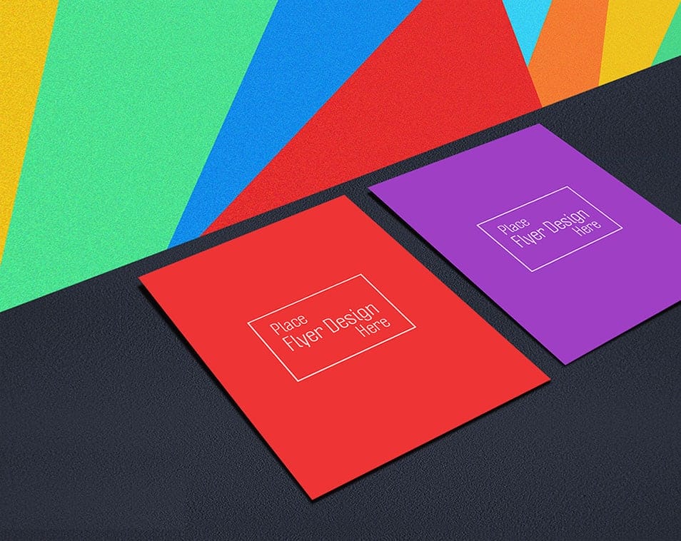 Free Tutti Frutti A4 Flyer Mockup