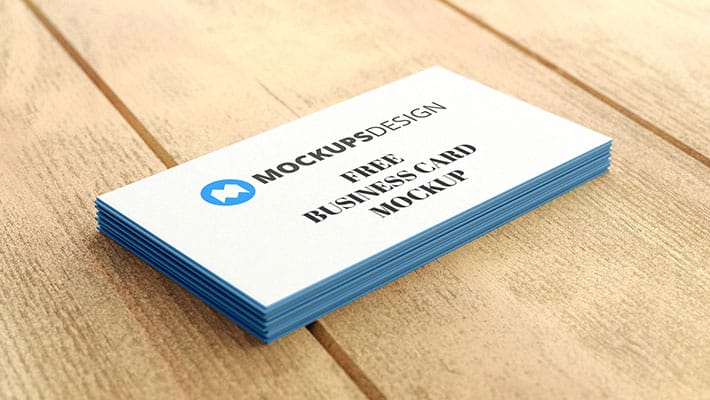 Free Business Card Mockup