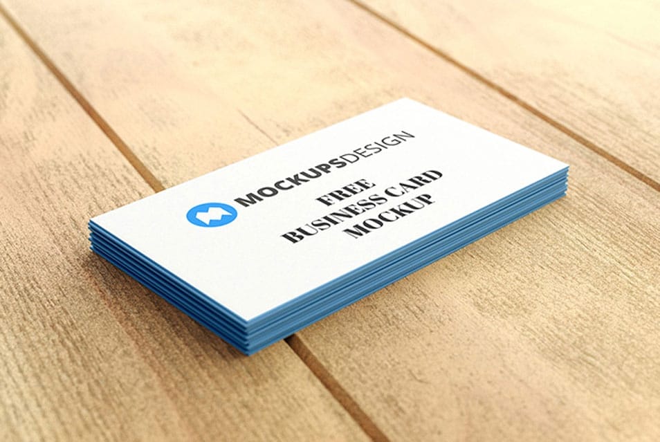 Free Business Card Mockup
