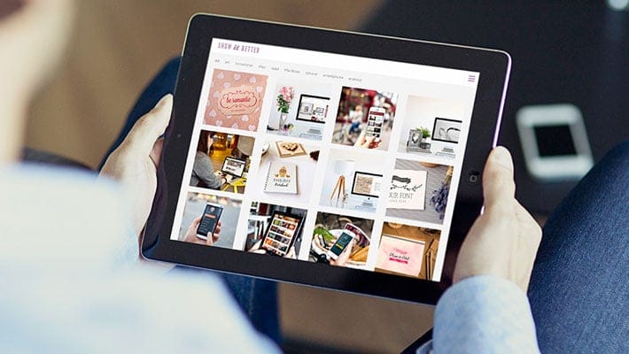 Free iPad Photo Mockup