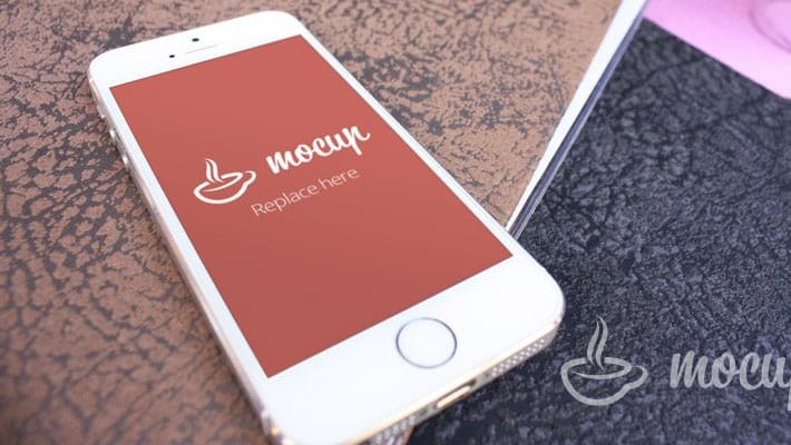 Free iPhone 5S Mockup Per Favore