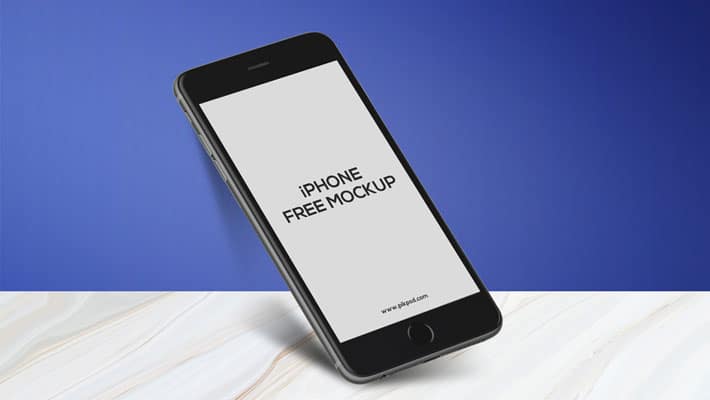 Free iPhone 6 Plus App Mock-Up PSD