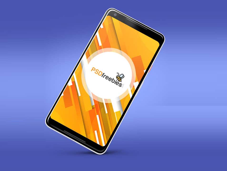 Google Pixel 2 XL Mockup Free PSD