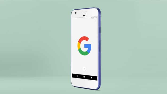 Google Pixel PSD Mockup