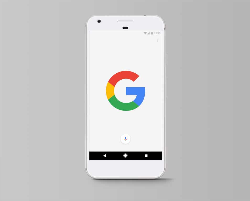 Google Pixel PSD Mockup
