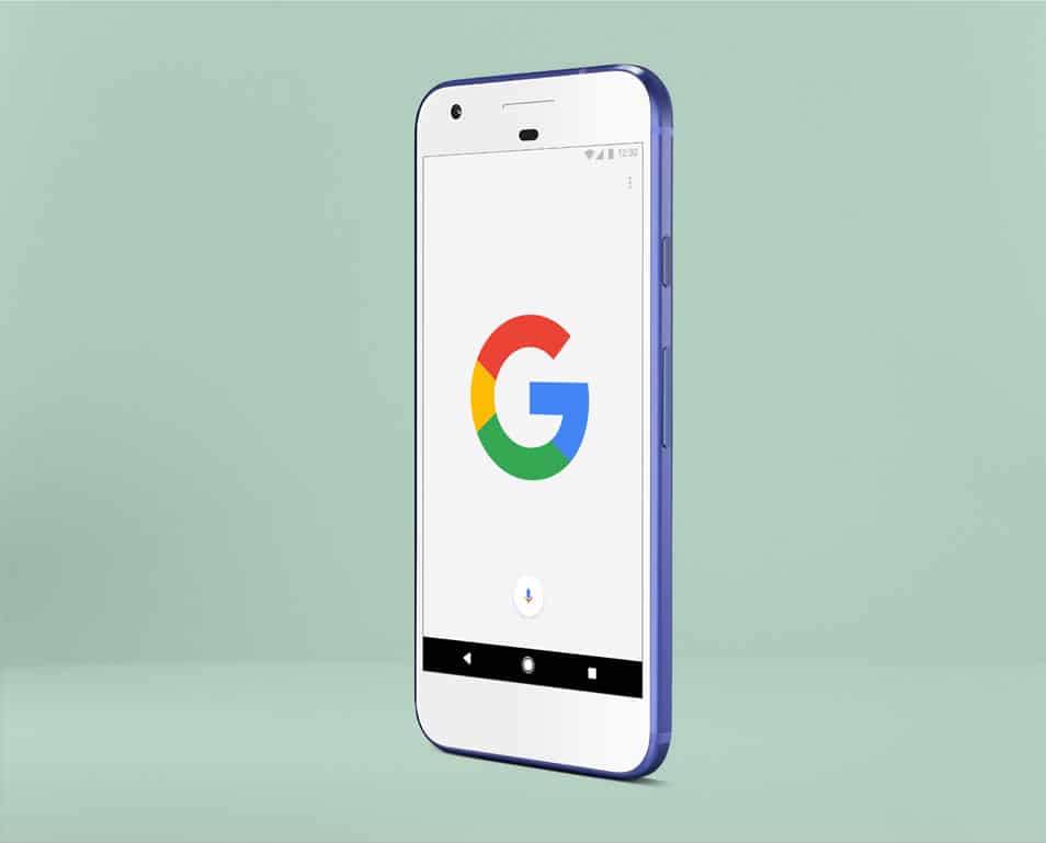 Google Pixel PSD Mockup
