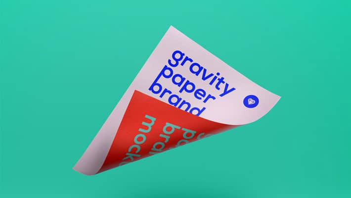 Gravity PSD Paper Mockup